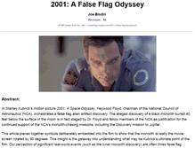 Tablet Screenshot of 2001.a-false-flag-odyssey.com